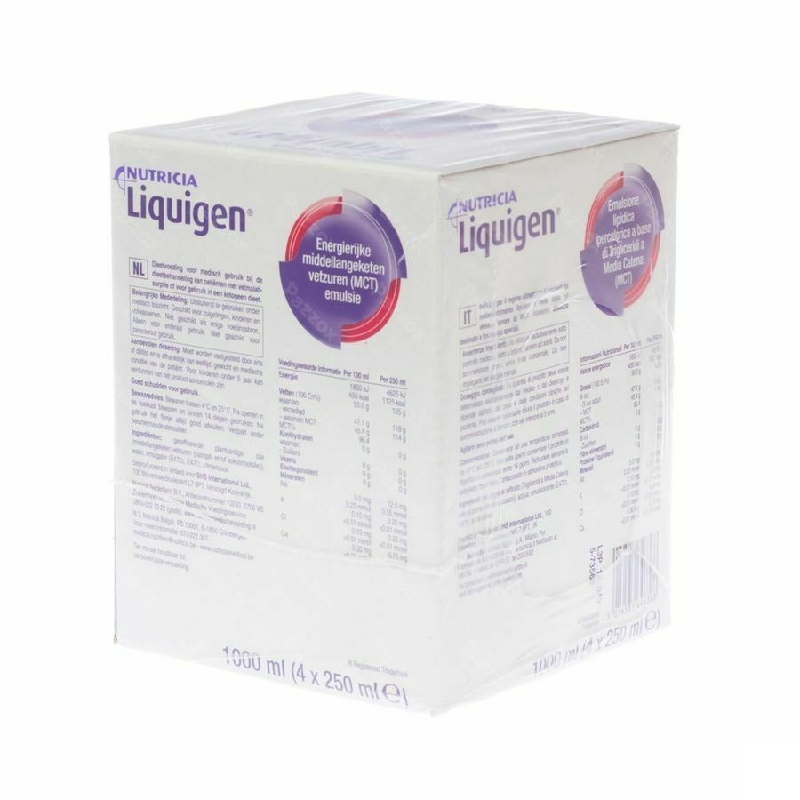 Liquigen Fl Plast 4x250ml Verv.1457191