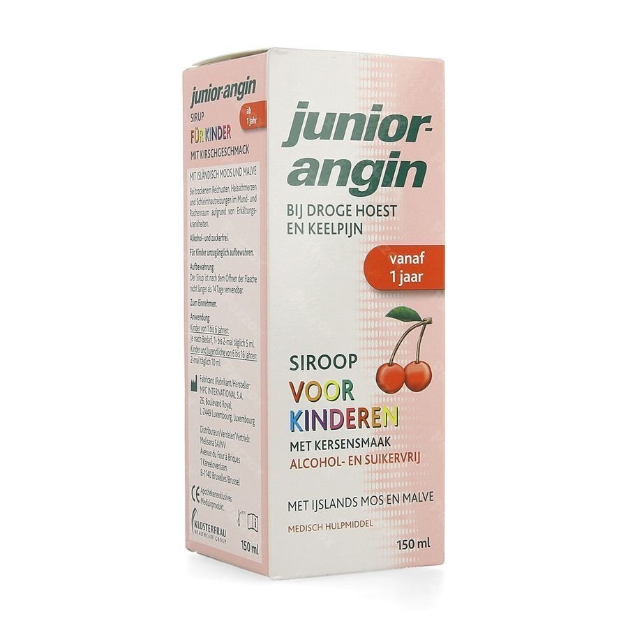 Junior Anging Droge Hoest Siroop 150ml