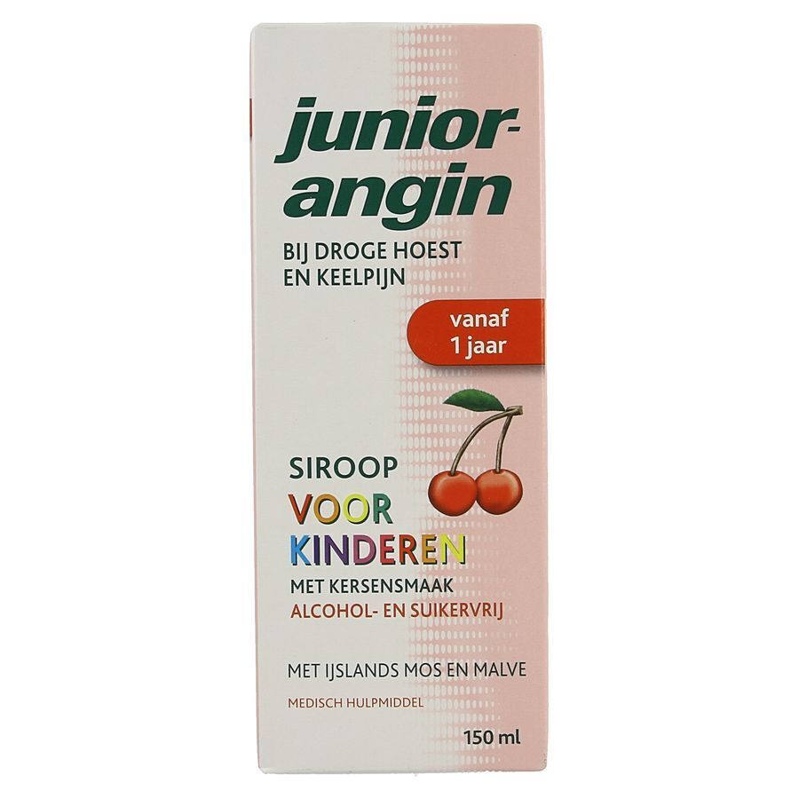 Junior Anging Droge Hoest Siroop 150ml afbeelding
