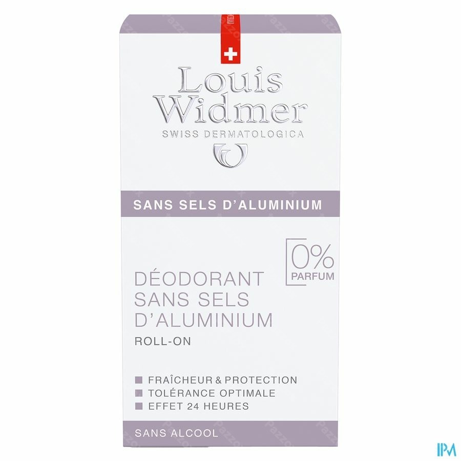 Louis Widmer Deo Roll-on Zonder Aluminiumzouten en Parfum 50ml