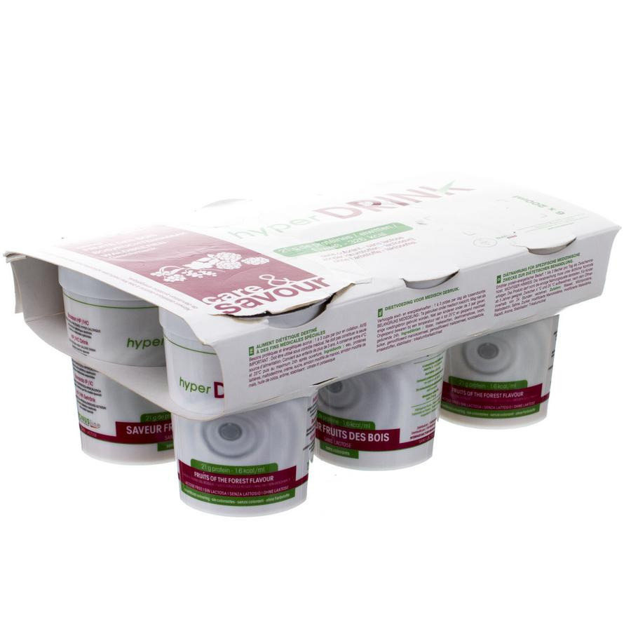 Hyperdrink Bosvruchten Z/lactose Pot 6x200ml