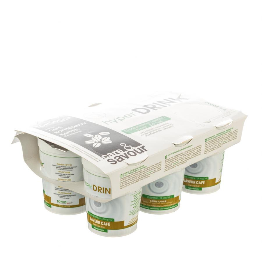 Hyperdrink Koffie Z/lactose Vezels Pot 6x200ml