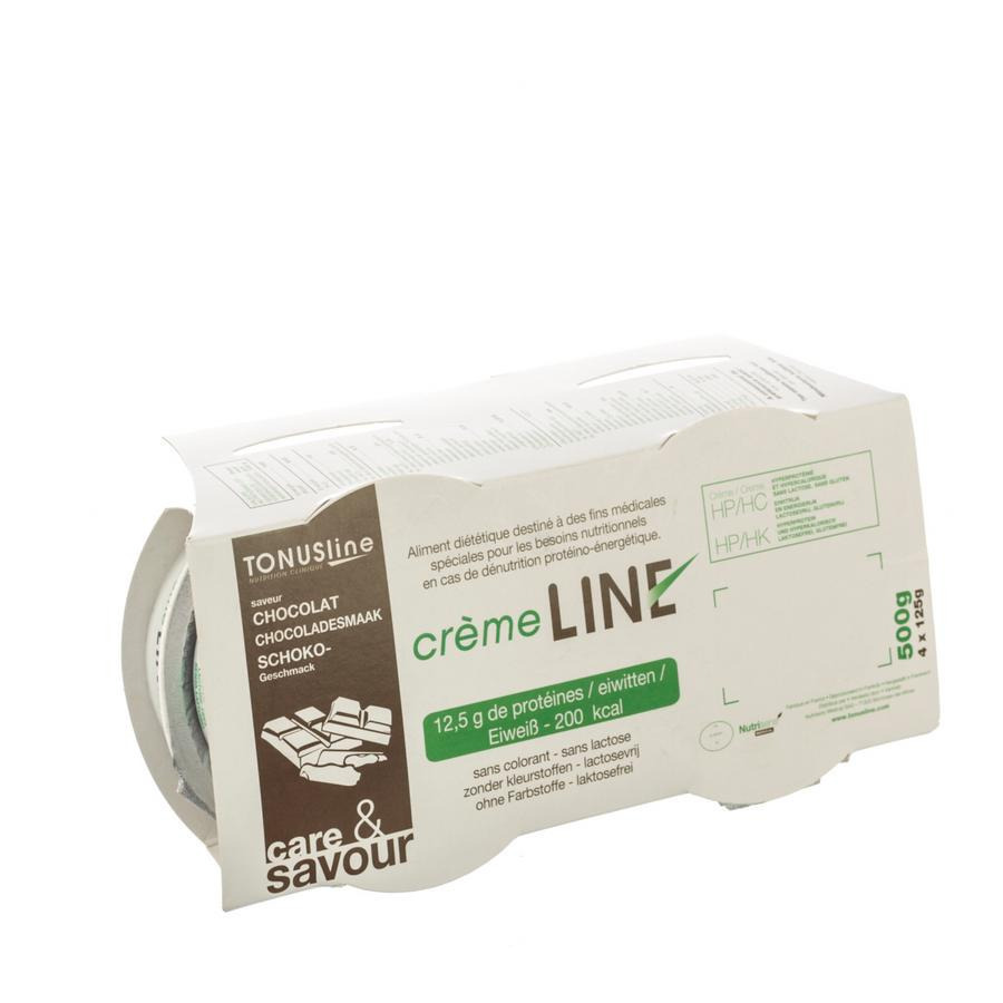 Cremeline+ Chocolade Z/lactose 4x125g