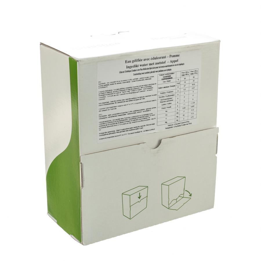 Gelwater Zoetstof Appel 12x125ml