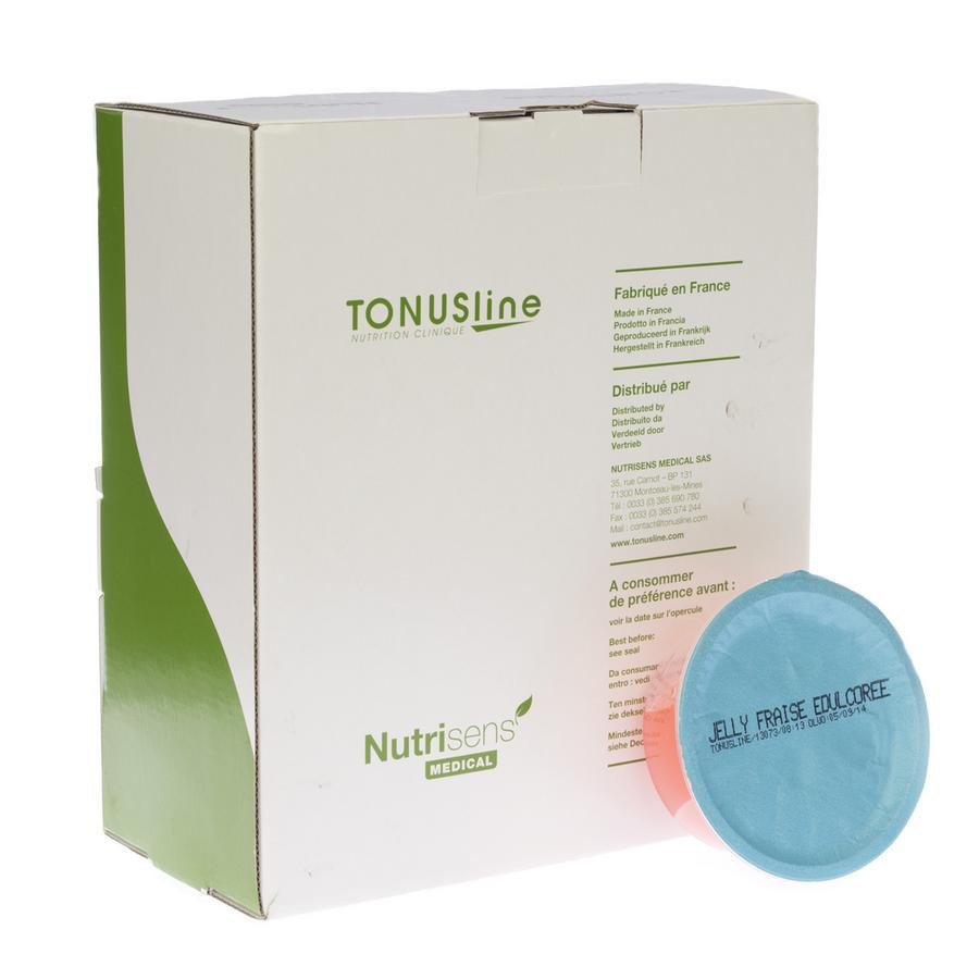 Jelly Gel Zoetstof Aardbei 12x125ml