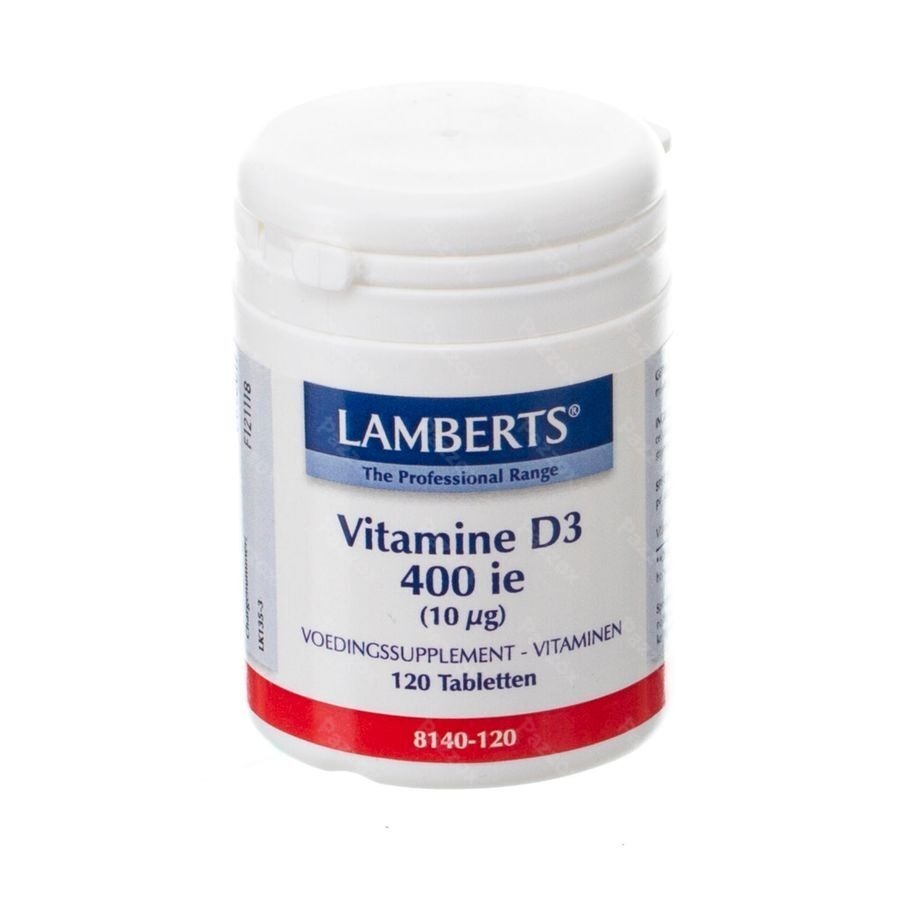 Lamberts Vitamine D 400ie 10mcg Tabl 120
