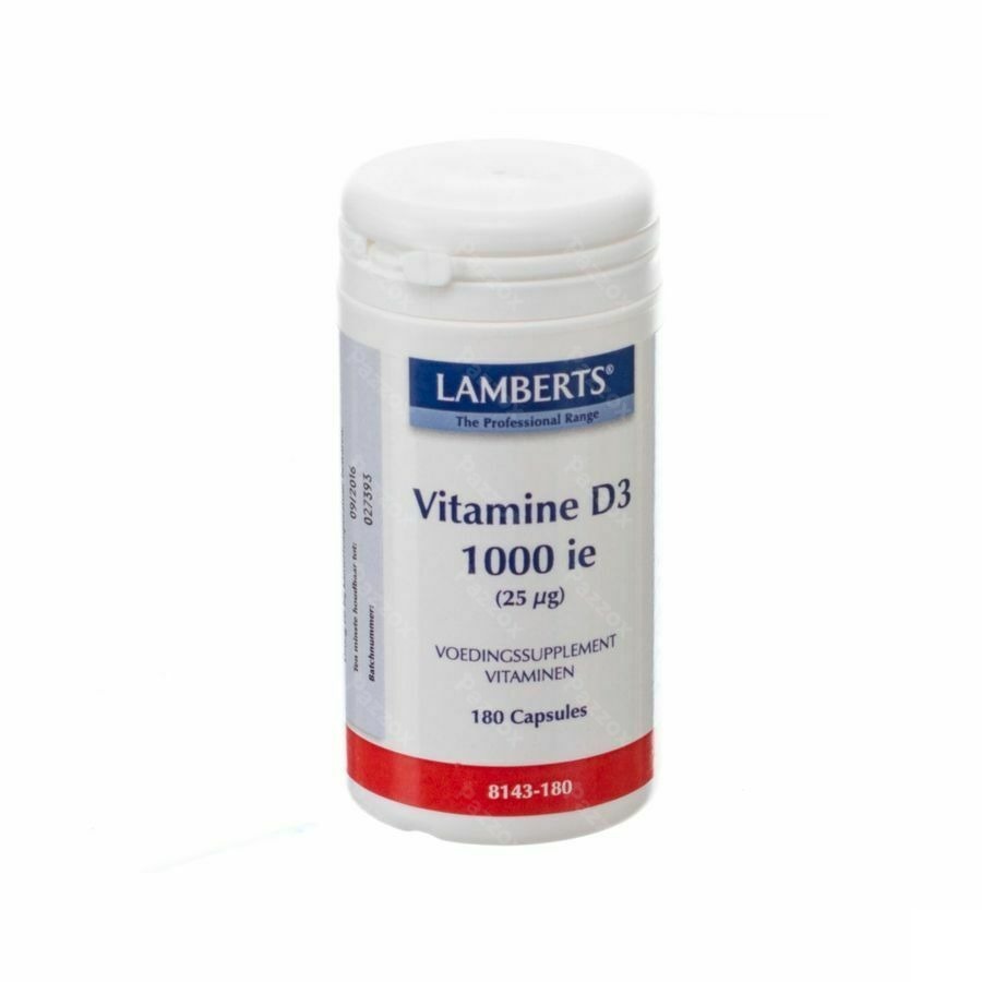Lamberts Vitamine D3 1000ie 25mcg Tabl 180