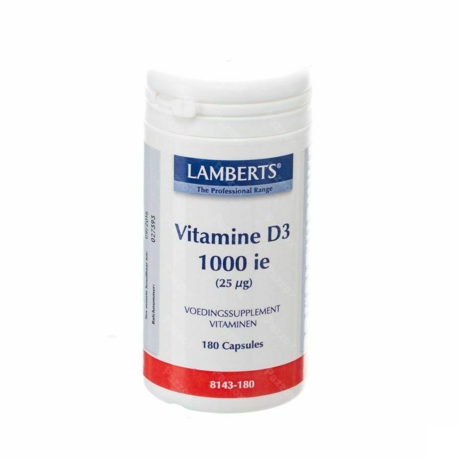 Lamberts Vitamine D3 1000ie 25mcg Tabl 180
