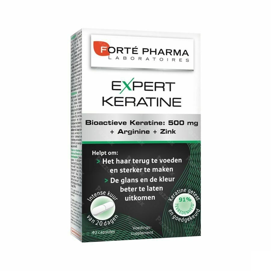 Forté Pharma Expert Keratine Voedingssupplement Beschadigd Haar 40 Capsules
