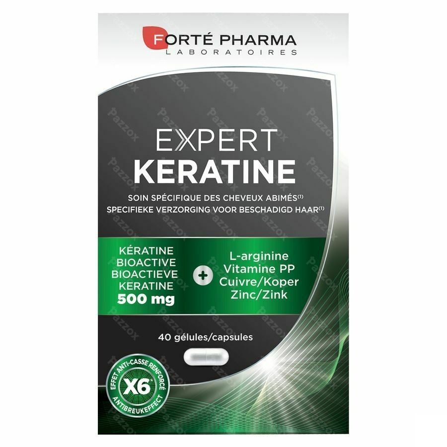 Forté Pharma Expert Keratine Voedingssupplement Beschadigd Haar 40 Capsules