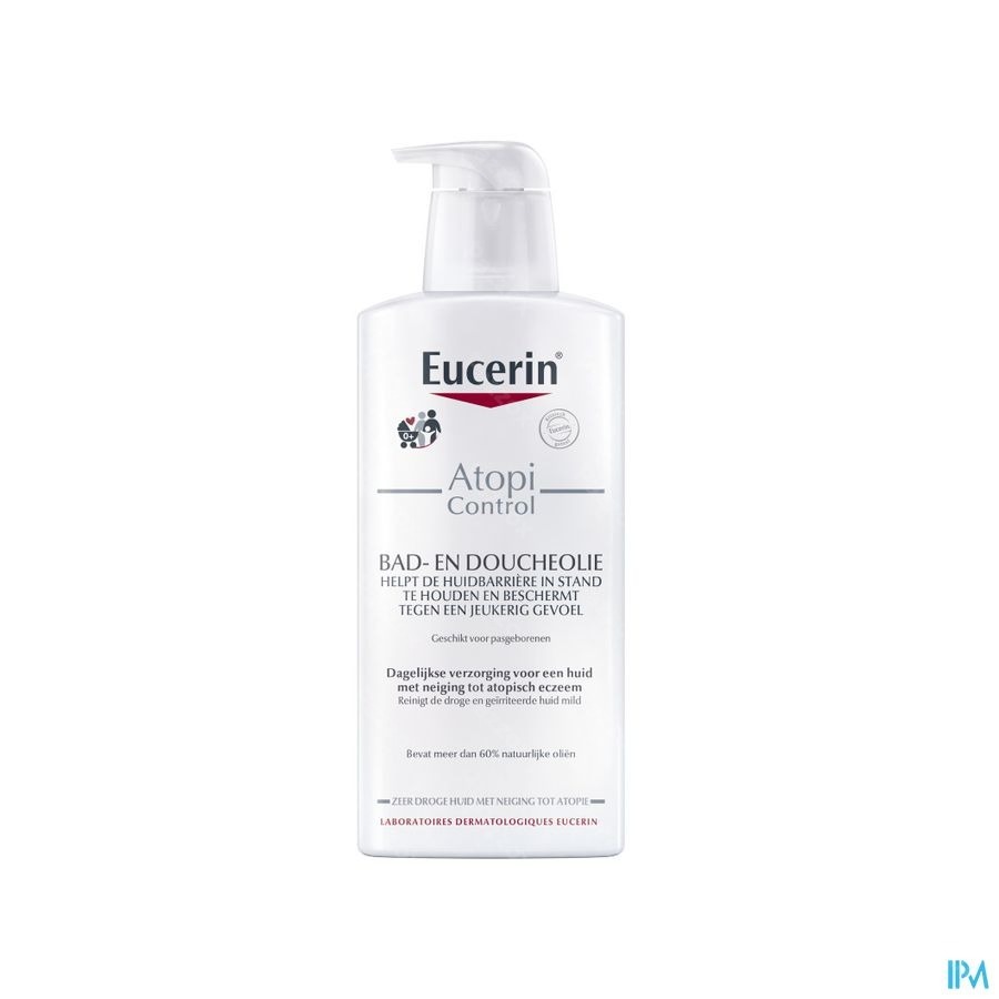 Eucerin AtopiControl Bad- en Doucheolie Zeer Droge Huid met neiging tot Atopie met pomp 400ml