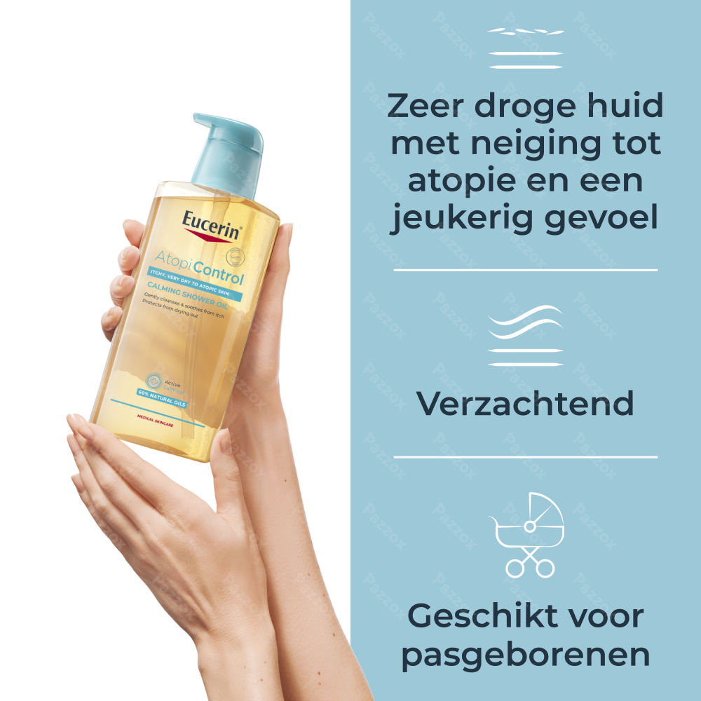Eucerin AtopiControl Bad- en Doucheolie Zeer Droge Huid met neiging tot Atopie met pomp 400ml