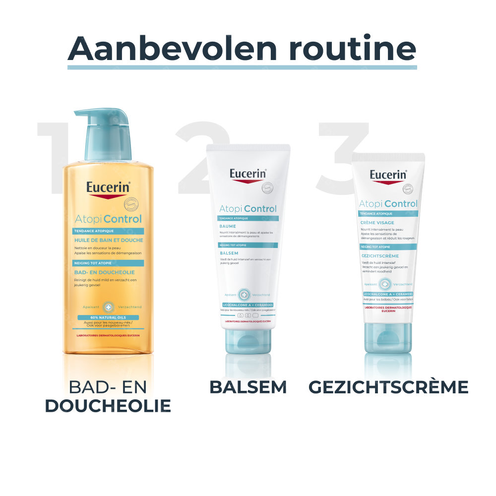 Eucerin AtopiControl Bad- en Doucheolie Zeer Droge Huid met neiging tot Atopie met pomp 400ml