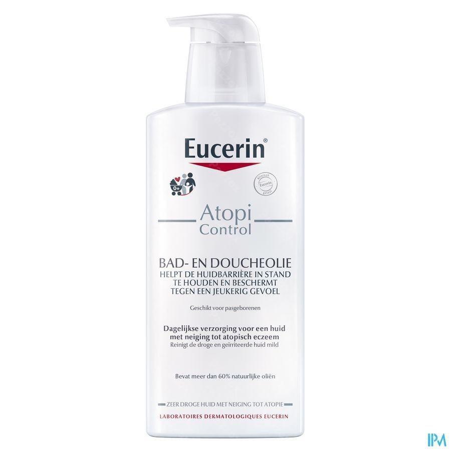 Eucerin AtopiControl Bad- en Doucheolie Zeer Droge Huid met neiging tot Atopie met pomp 400ml