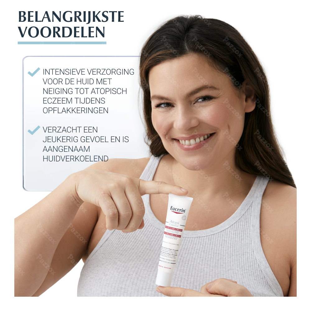 Eucerin Atopicontrol Intensief Kalmerende Crème Droge Huid met neiging tot Atopie 40ml