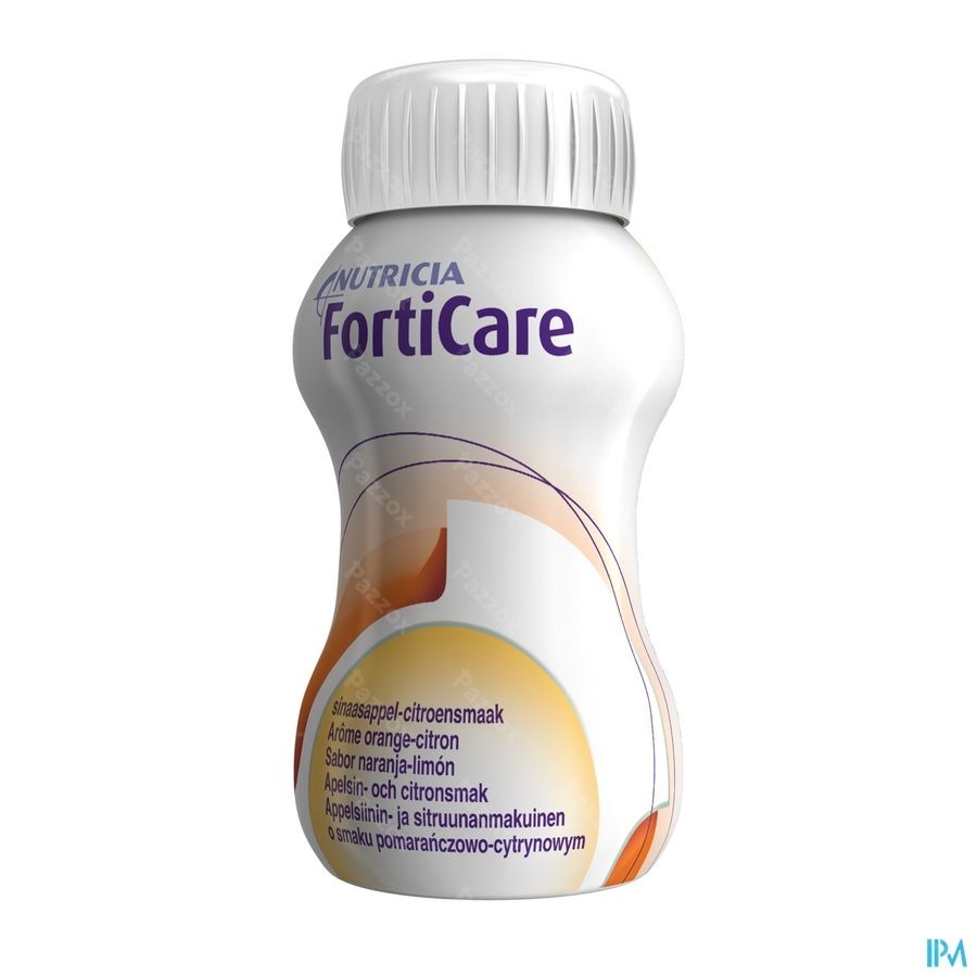 Forticare Drankje Aroma Sinaas-Citroen Flessen 4x125ml 