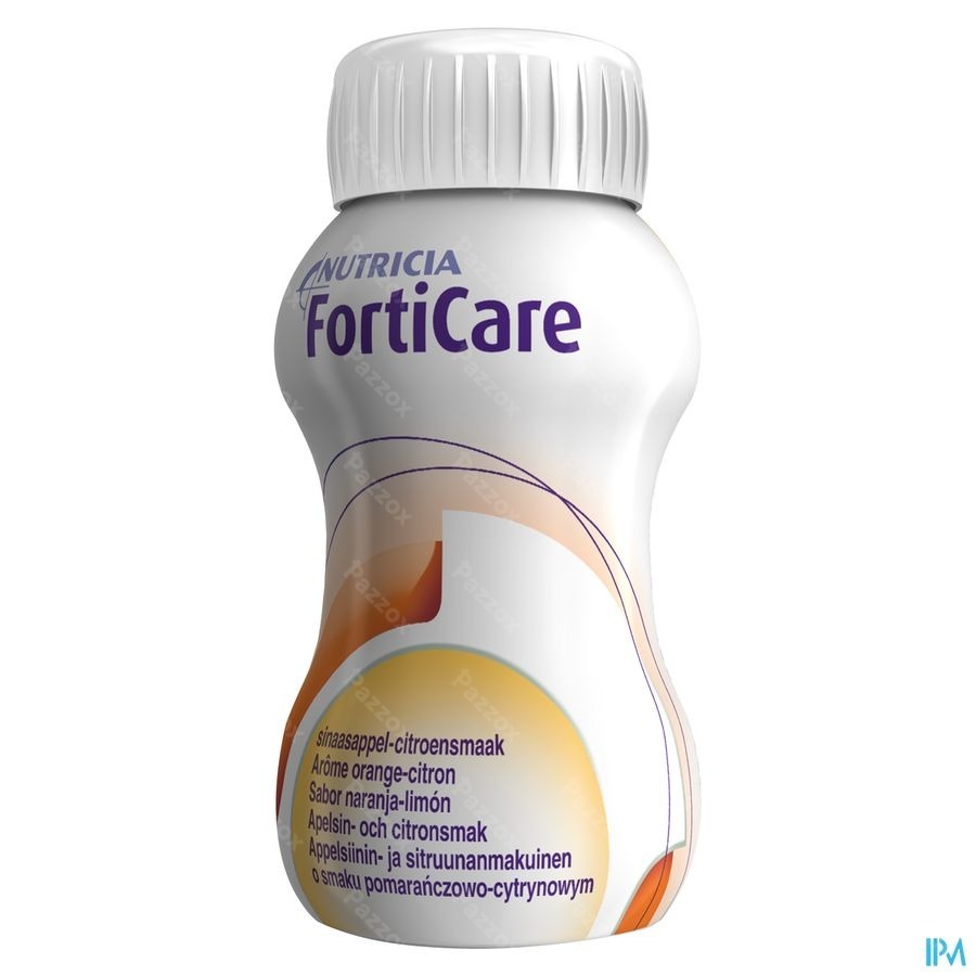 Forticare Drankje Aroma Sinaas-Citroen Flessen 4x125ml 