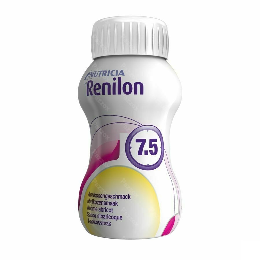 Renilon 7.5 Abrikoos Flessen 4x125ml