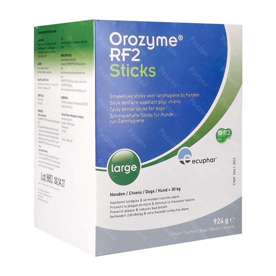 Orozyme Rf2 Smakelijke Stick Hond Large 28