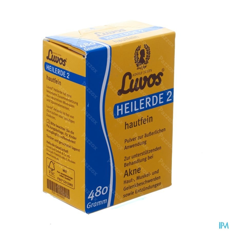 Adolf Justs Luvos Heilerde 2 voor de Huid Poeder 480g
