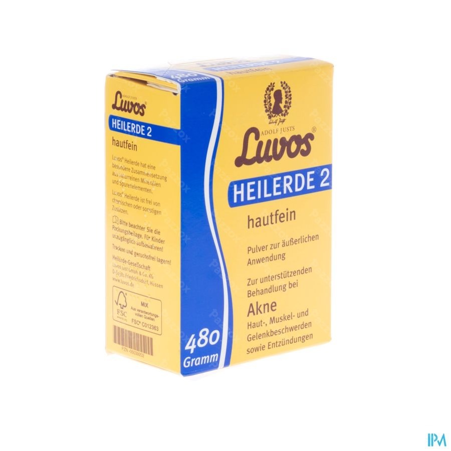 Adolf Justs Luvos Heilerde 2 voor de Huid Poeder 480g
