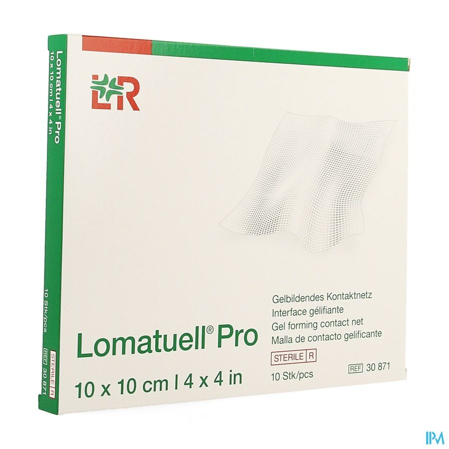 Lomatuell Pro Kompres Ster 10x10cm 10 30871