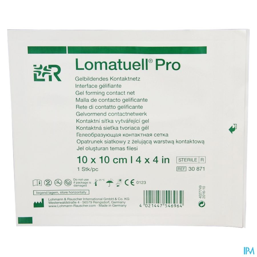 Lomatuell Pro Kompres Ster 10x10cm 10 30871