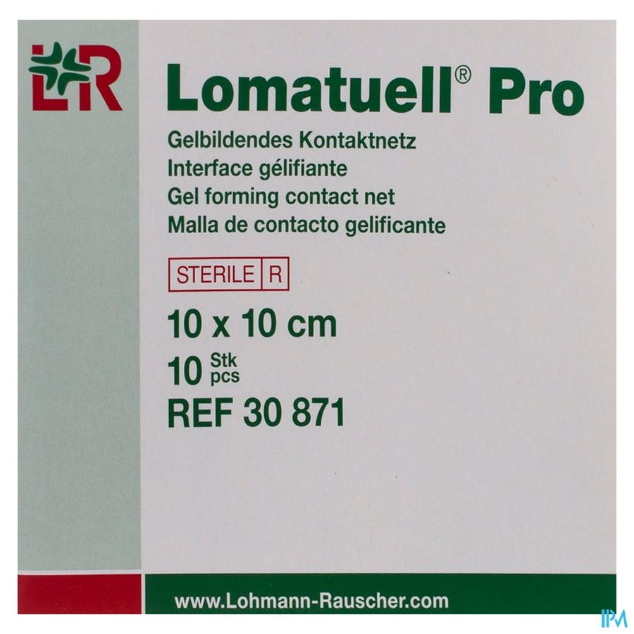 Lomatuell Pro Kompres Ster 10x10cm 10 30871