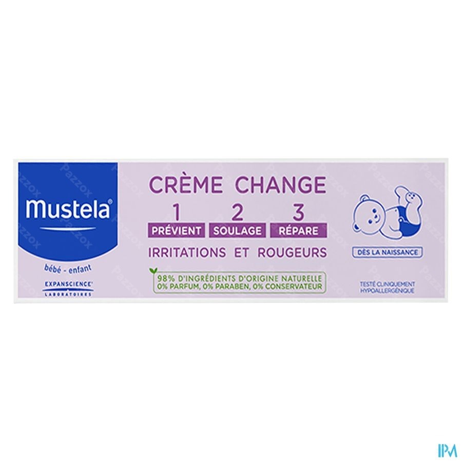 Mustela Bb Creme Luierwissel 1-2-3 50g