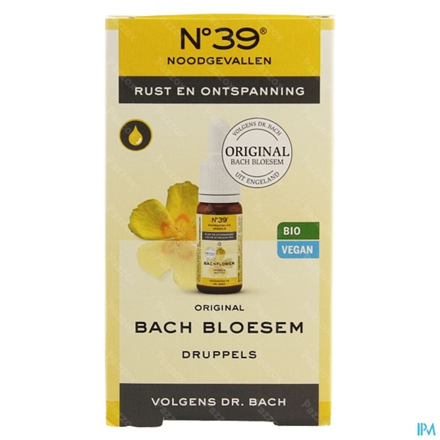 Bachbloesem N°39 Noodgevallen Druppels 10ml