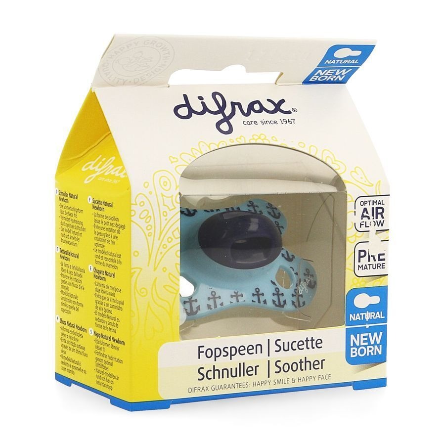 Difrax Fopspeen Natural Newborn