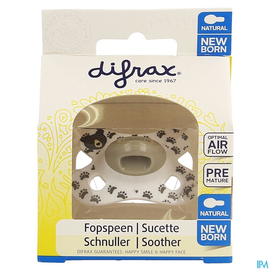 Difrax Fopspeen Natural Newborn Boy