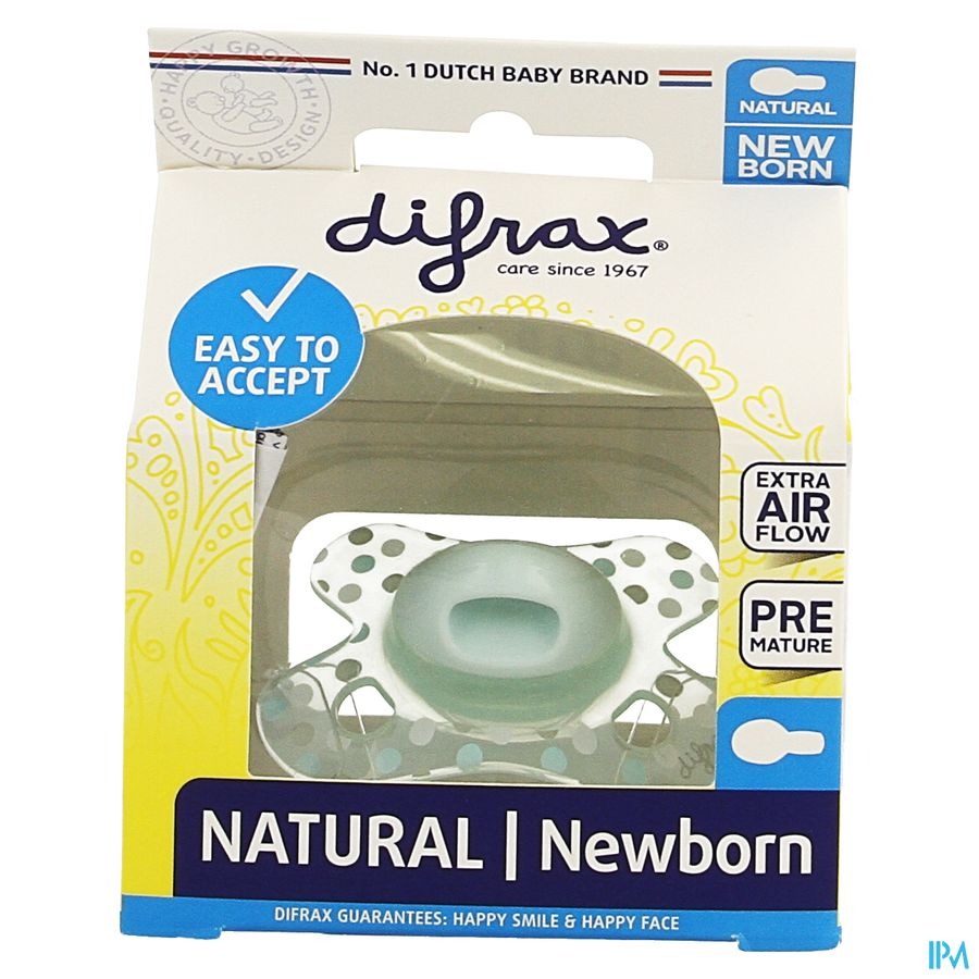 Difrax Fopspeen Natural Newborn Girl