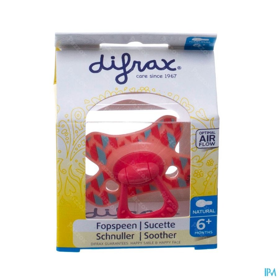 Difrax Fopspeen Natural 6m+ Girl