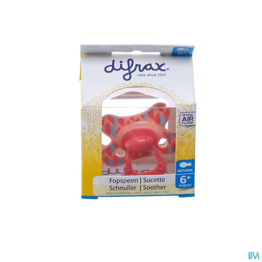 Difrax Fopspeen Natural 6m+ Girl