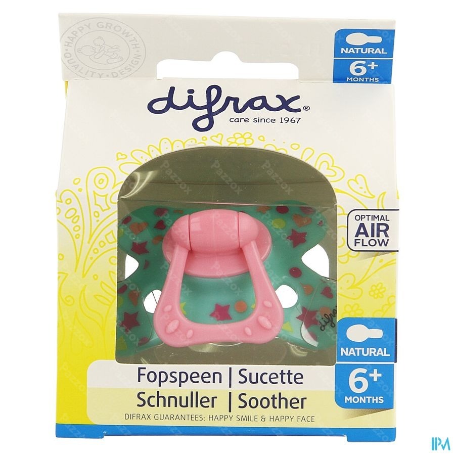 Difrax Fopspeen Natural 6m+ Girl