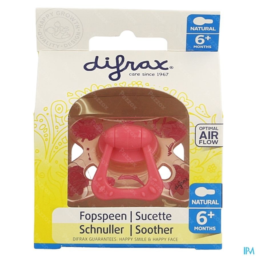 Difrax Fopspeen Natural 6m+ Girl