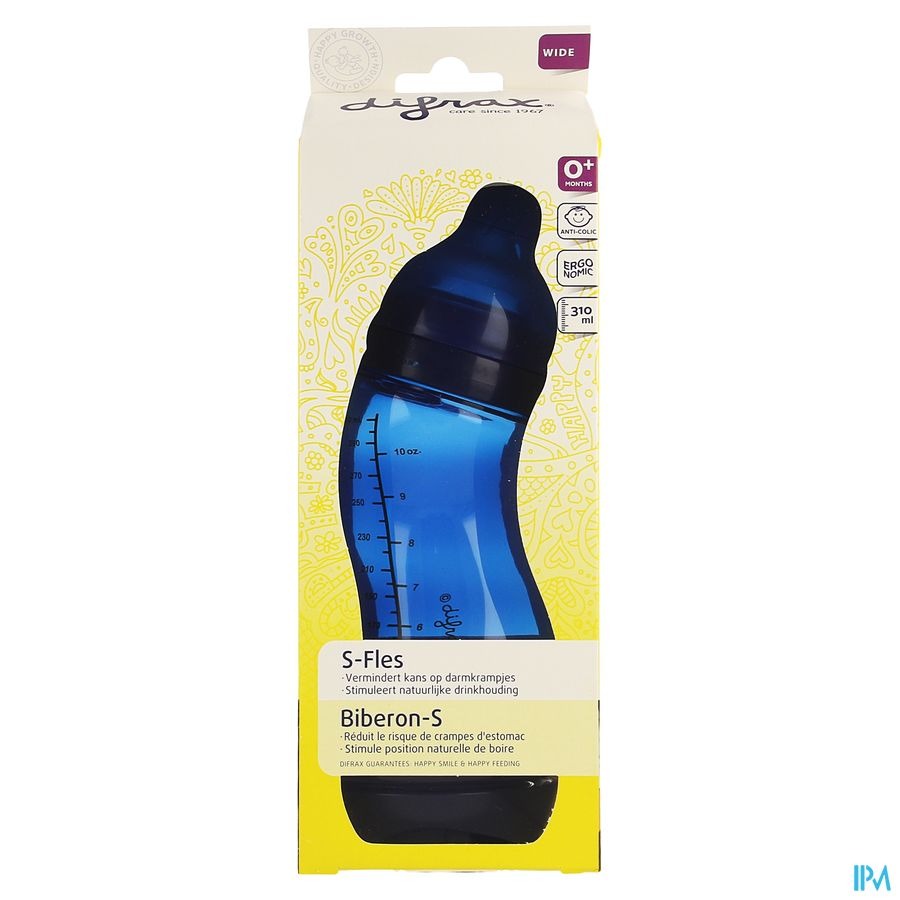 Difrax S-fles Wide Boy 310ml