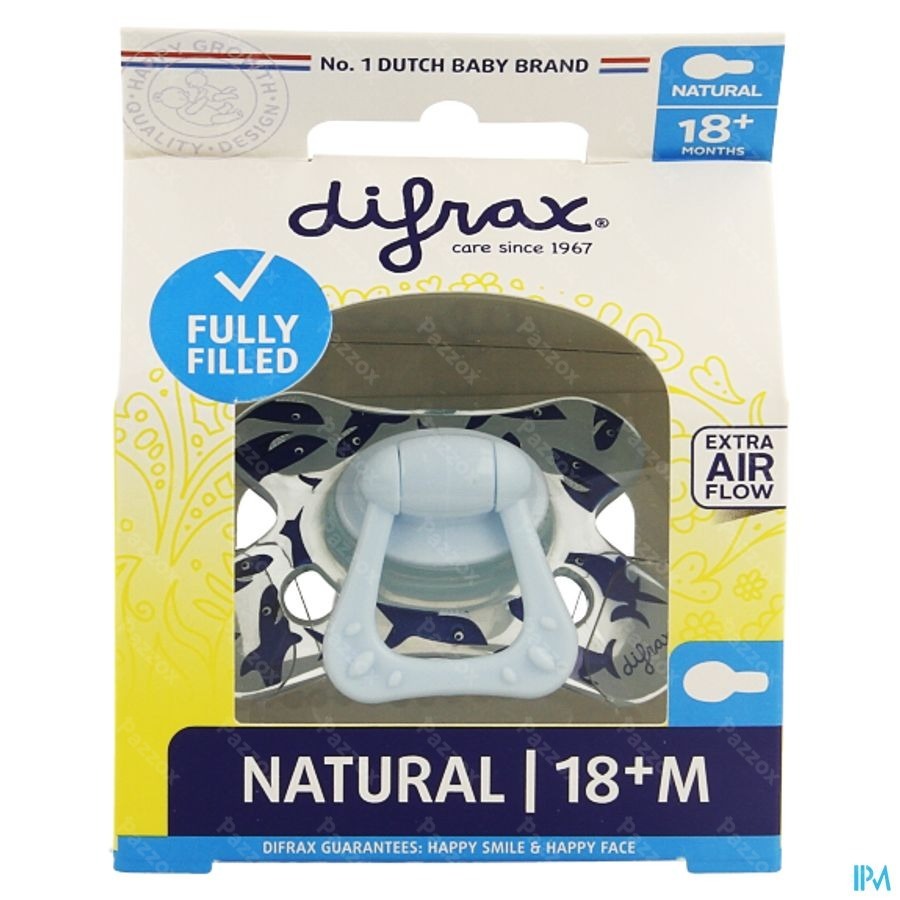 Difrax Fopspeen Natural 18m+