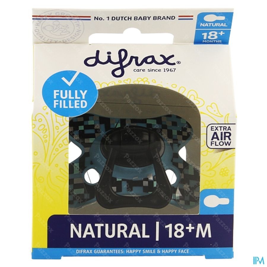 Difrax Fopspeen Natural 18m+