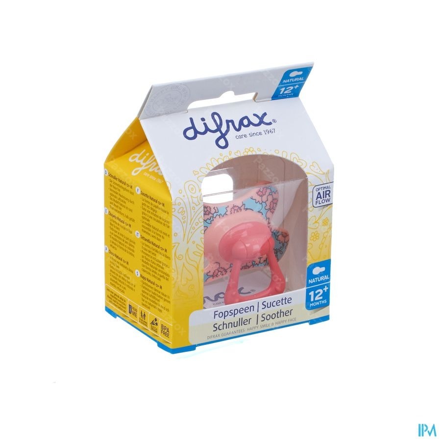 Difrax Fopspeen Natural 12m+