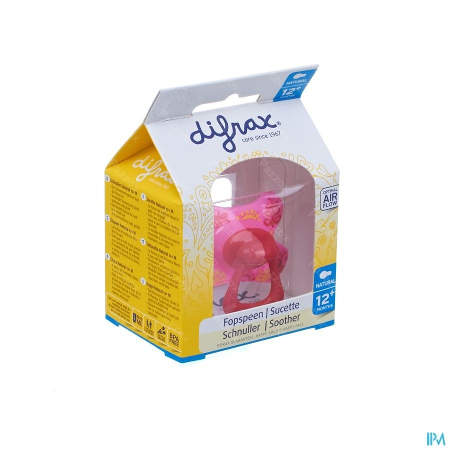 Difrax Fopspeen Natural 12m+