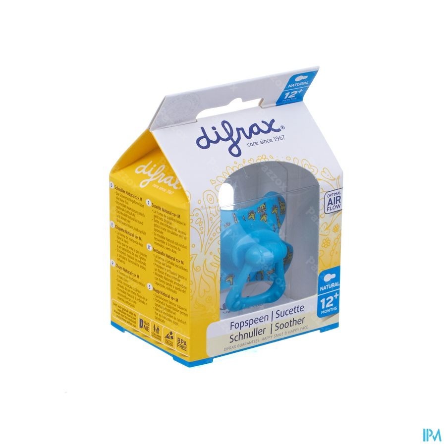 Difrax Fopspeen Natural 12m+
