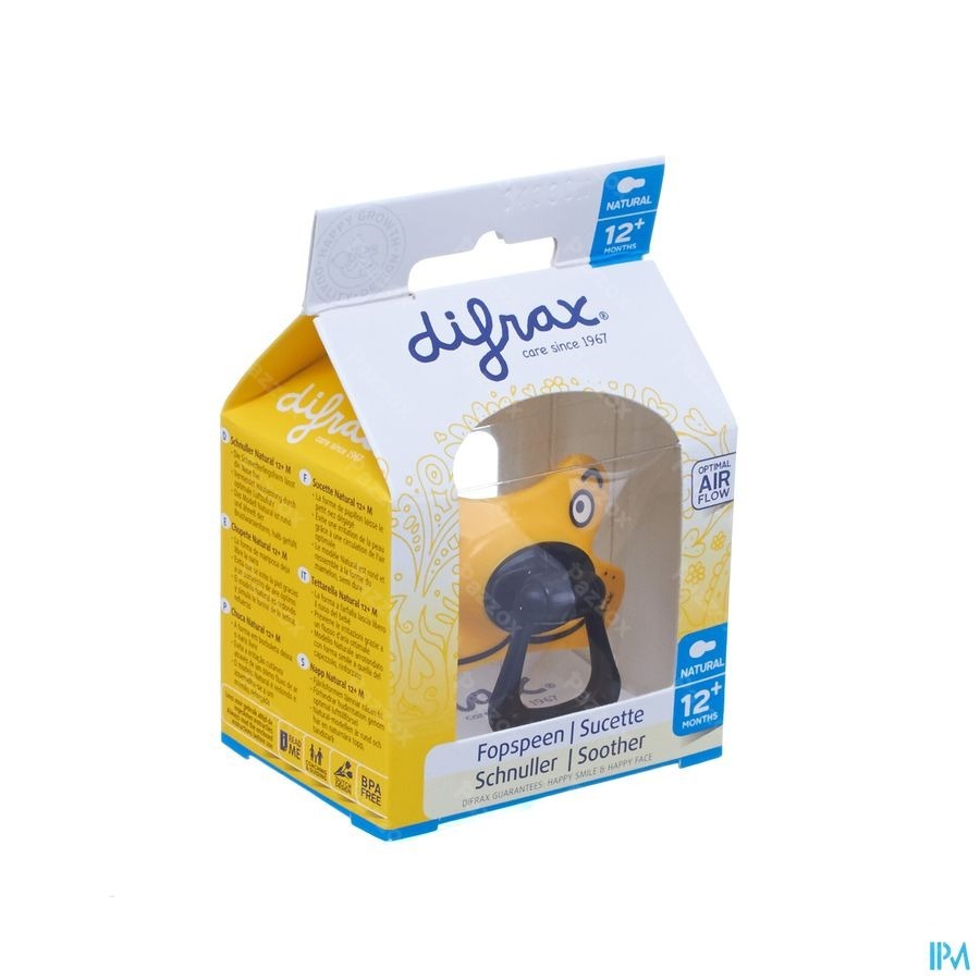 Difrax Fopspeen Natural 12m+