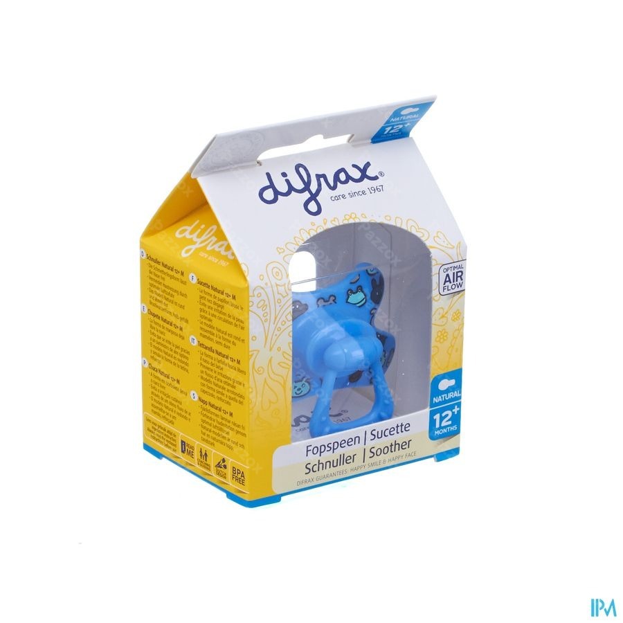 Difrax Fopspeen Natural 12m+