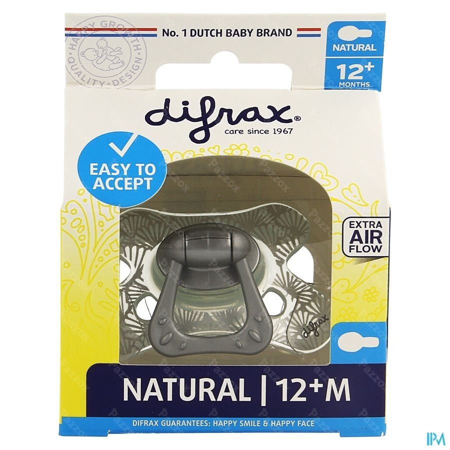 Difrax Fopspeen Natural 12m+