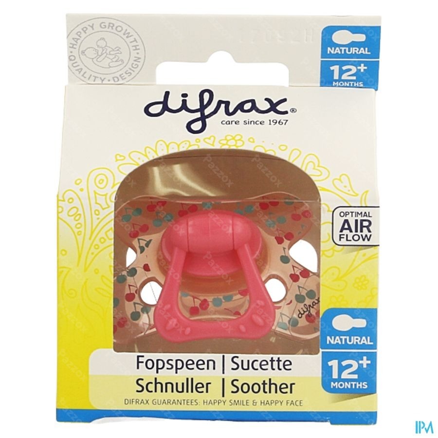 Difrax Fopspeen Natural 12m+