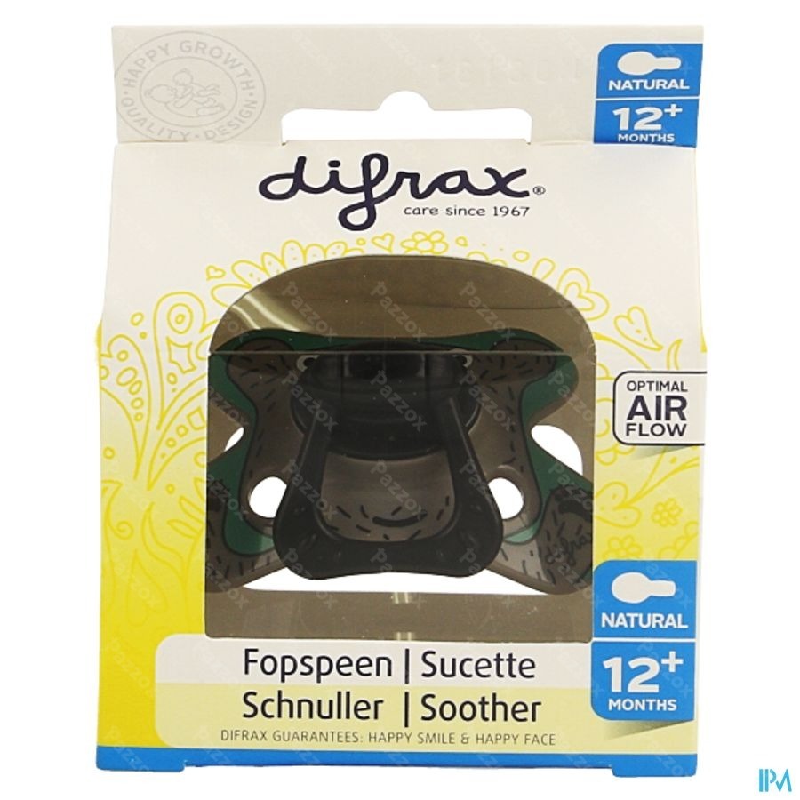 Difrax Fopspeen Natural 12m+
