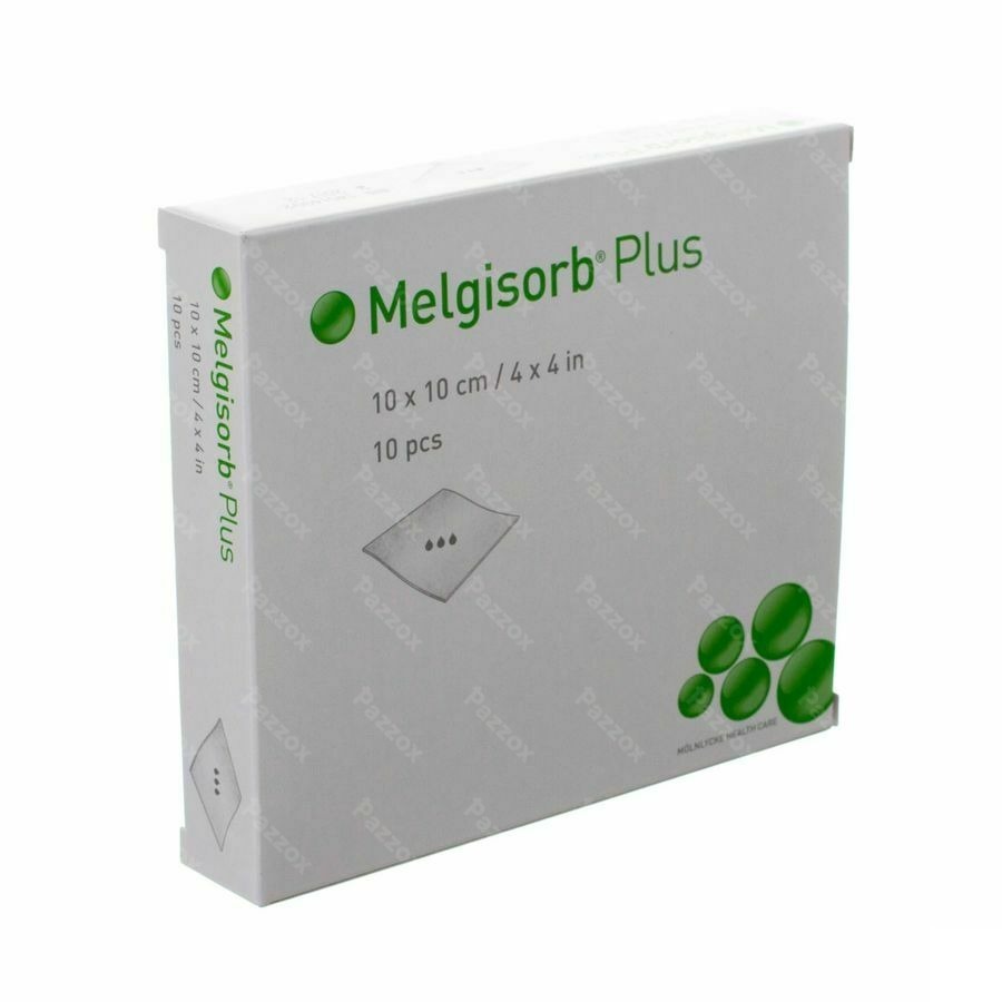 Melgisorb Plus Kp Ster 10x10cm 10 252200