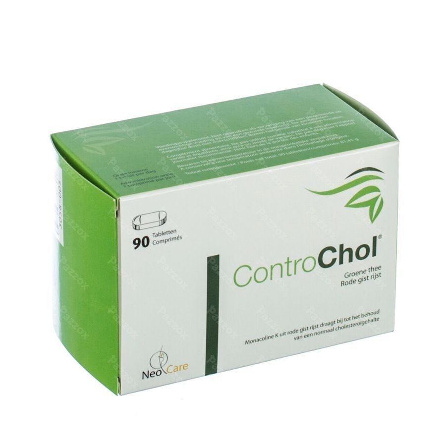 Controchol Voedingssupplement Cholesterolgehalte 90 Tabletten